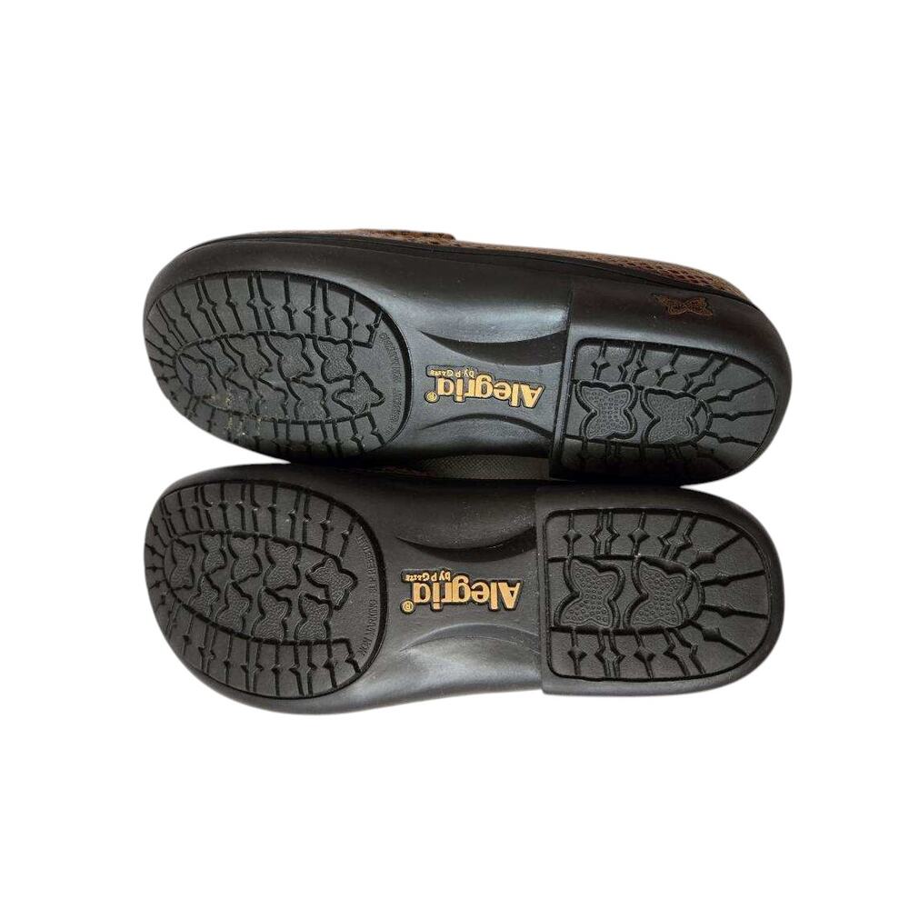 Alegria Women’s Shoes Taylor Pro‎ Glossy Snake Print Loafers Sz 7 - 7.5 M EUR 37 - Picture 4 of 6